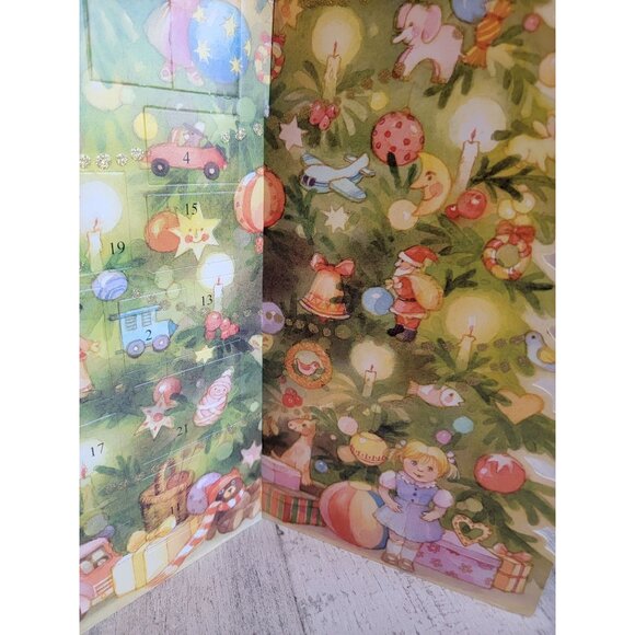 Jill Vintage 3D advent calendar Christmas Tree xmas - Picture 5 of 12